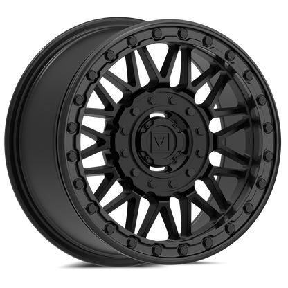 V08 UTV Satin Black Beadlock Wheel (15x7 30mm 4x137/4x156) Valor Offroad