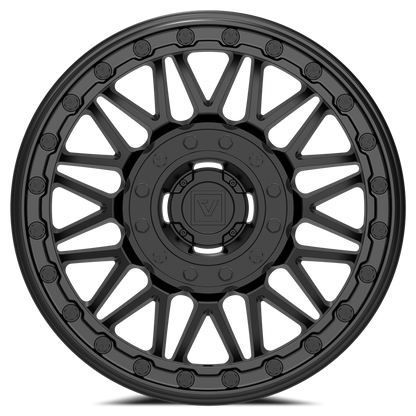 V08 UTV Satin Black Beadlock Wheel (15x7 30mm 4x137/4x156) Valor Offroad