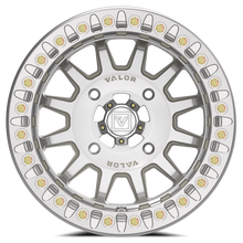 V09 UTV Raw Machined Beadlock Wheel (15x10 0mm 4x156) Valor Offroad