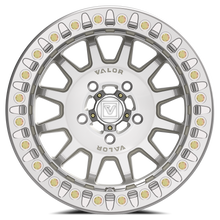 V09 UTV Raw Machined Beadlock Wheel (15x10 0mm 5x114.3) Valor Offroad