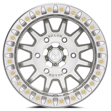 V09 UTV Raw Machined Beadlock Wheel (15x10 0mm 6x139.7) Valor Offroad