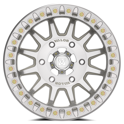 V09 UTV Raw Machined Beadlock Wheel (15x7 40mm 6x139.7) Valor Offroad