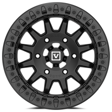 V09 UTV Satin Black Beadlock Wheel (15x10 0mm 6x139.7) Valor Offroad