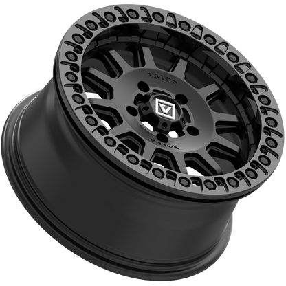V09 UTV Satin Black Beadlock Wheel (15x7 40mm 5x114.3) Valor Offroad