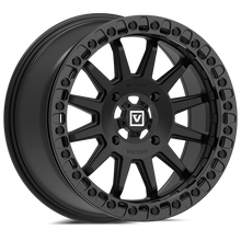 V09 UTV Satin Black Beadlock Wheel (17x8 40mm 4x156) Valor Offroad