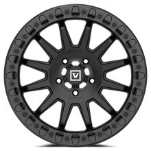 V09 UTV Satin Black Beadlock Wheel (17x8 40mm 5x114.3) Valor Offroad