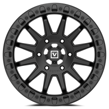 V09 UTV Satin Black Beadlock Wheel (17x8 40mm 6x139.7) Valor Offroad