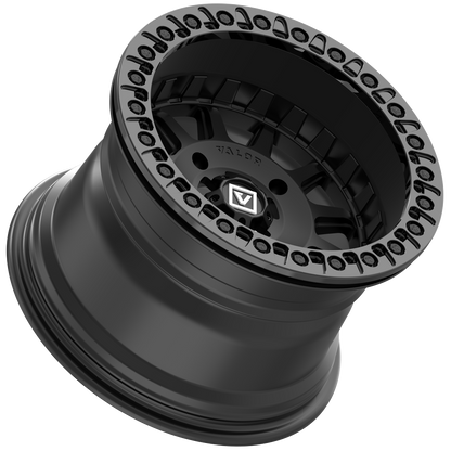 V09 UTV Satin Black Wheel (15x10 0mm 4x137) Valor Offroad