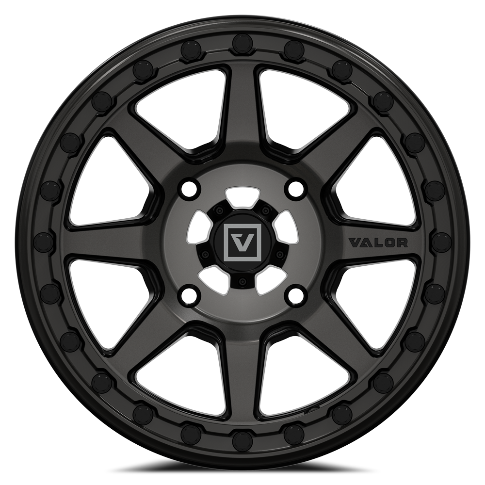 V13 UTV Dark Tint Beadlock Wheel (15x7 10mm 5x114.3) Valor Offroad