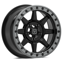 V13 UTV Satin Black Beadlock Wheel (15x7 10mm 4x156) Valor Offroad