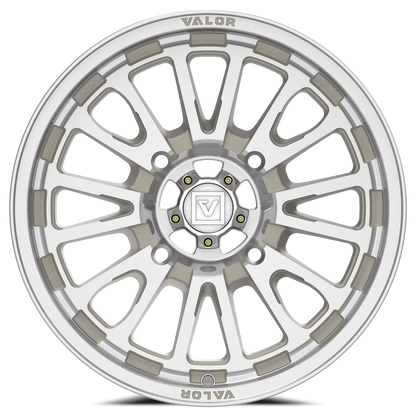 V14 UTV Raw Machined Wheel (15x7 20mm 4x156) Valor Offroad
