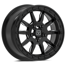 V15 UTV Satin Black Beadlock Wheel (15x7 45mm 5x114.3) Valor Offroad