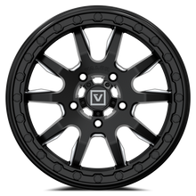 V15 UTV Satin Black Beadlock Wheel (15x7 45mm 5x114.3) Valor Offroad