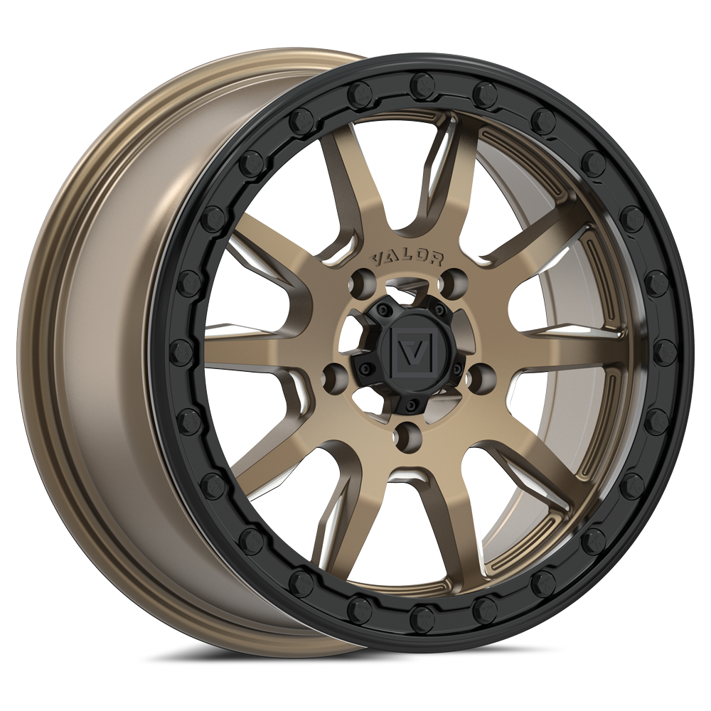 V15 UTV Satin Bronze Wheel (15x7 45mm 5x114.3) Valor Offroad