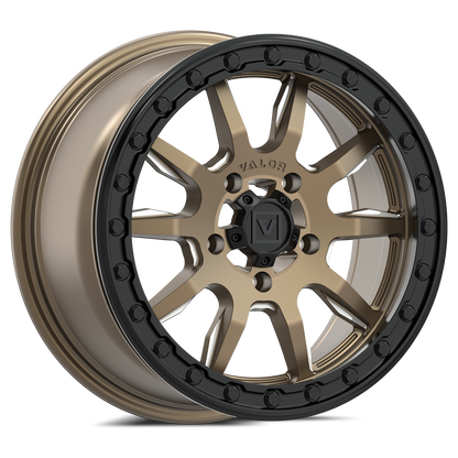 V15 UTV Satin Bronze Wheel (15x7 45mm 5x114.3) Valor Offroad