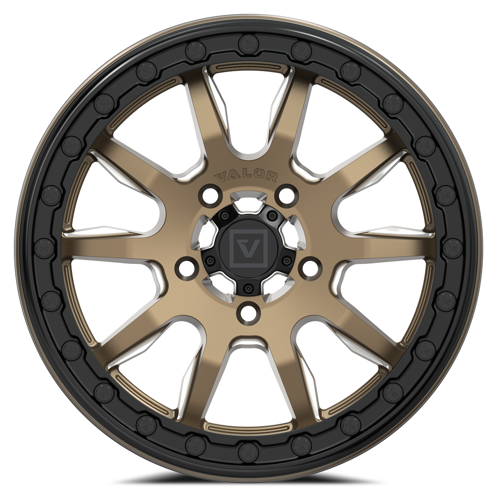 V15 UTV Satin Bronze Wheel (15x7 45mm 5x114.3) Valor Offroad