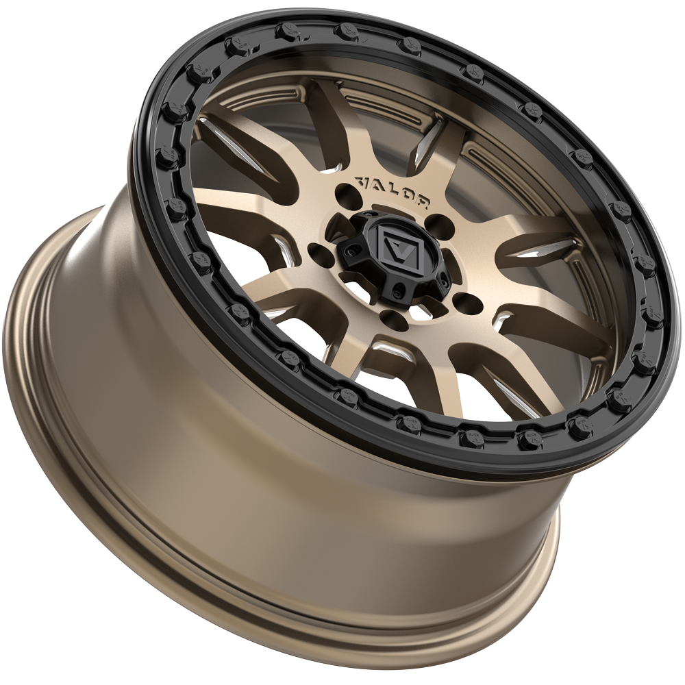 V15 UTV Satin Bronze Wheel (15x7 45mm 5x114.3) Valor Offroad