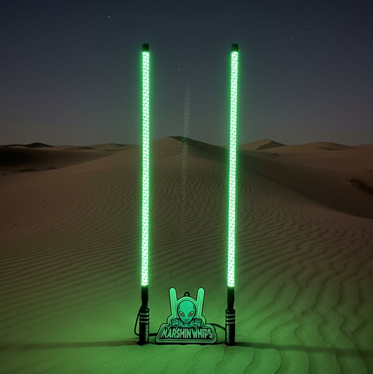V2 LED Whip Set with Black Out Bases