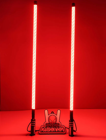 V2 LED Whip Set with Black Out Bases