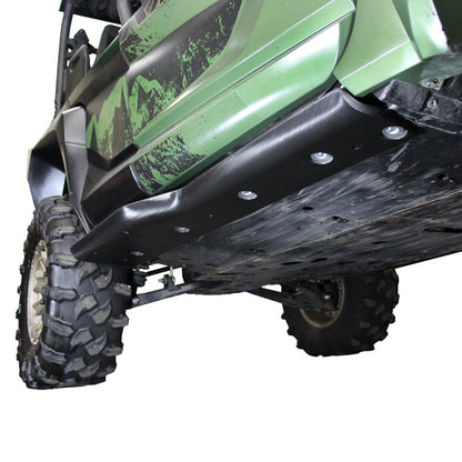 Yamaha Wolverine RMAX4 Compact (2025+) UHMW Rock Sliders by Factory UTV, front view 2