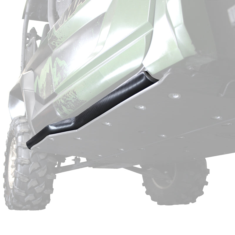 Yamaha Wolverine RMAX4 Compact (2025+) UHMW Rock Sliders by Factory UTV, front view