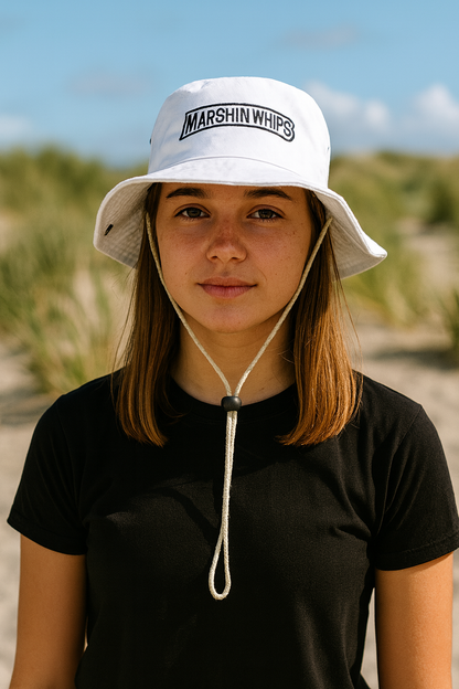 Marshin Whips White Bucket Hat