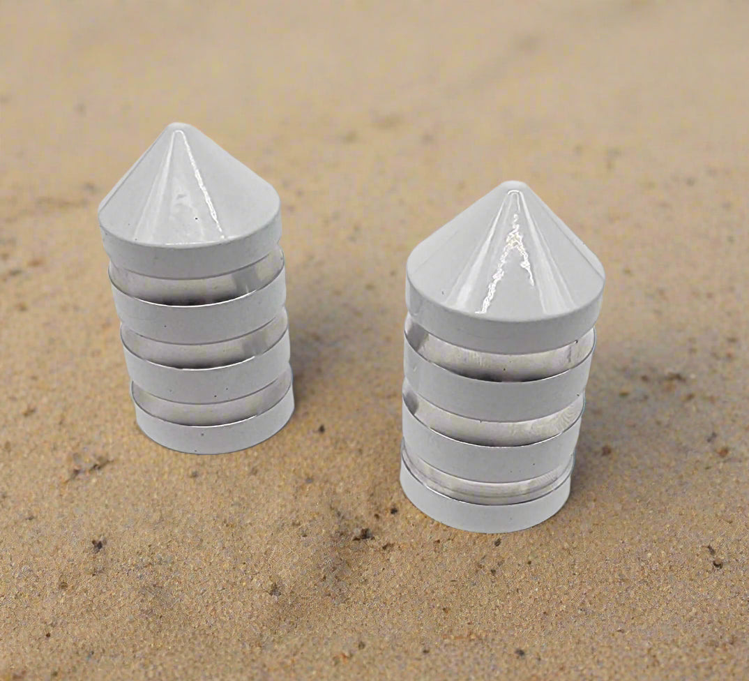 Marshin Whips Billet Magnetic Base Caps | Protective Dust Covers | Pair