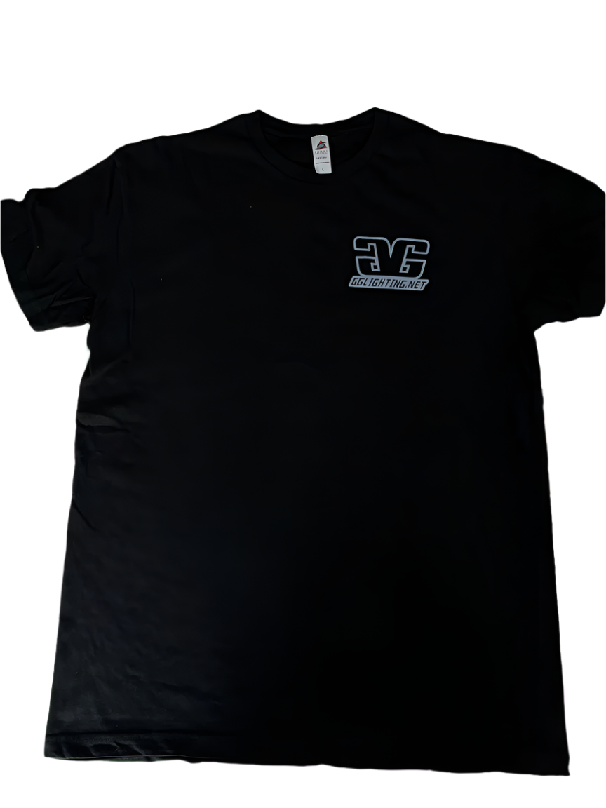 White GGLighting Logo T-Shirt GGLighting