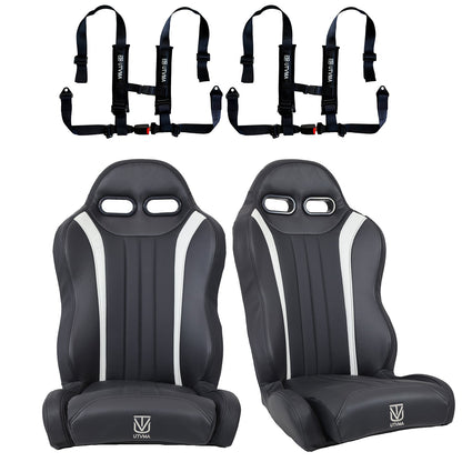 "Weekender" Series Pair of Front Suspension Bucket Seats Commander (2021+)