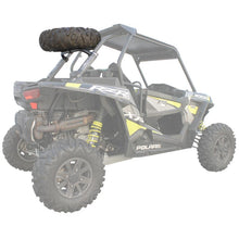 Polaris RZR XP 1000 / Turbo Dual Clamp Spare Tire Mount by Factory UTV, close-up detail