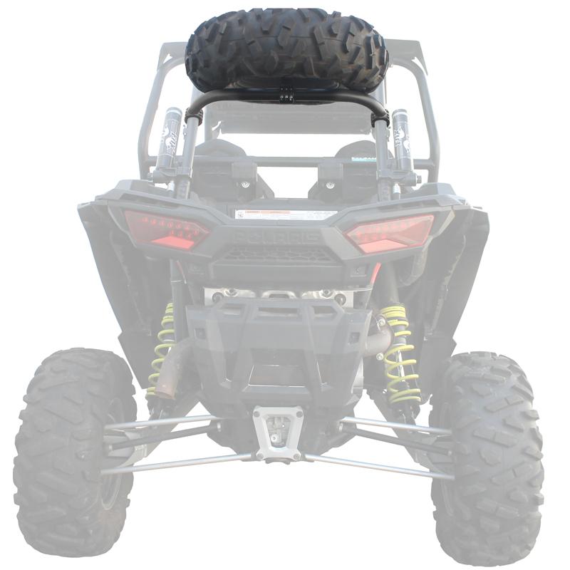 Polaris RZR XP 1000 / Turbo Dual Clamp Spare Tire Mount by Factory UTV, front view