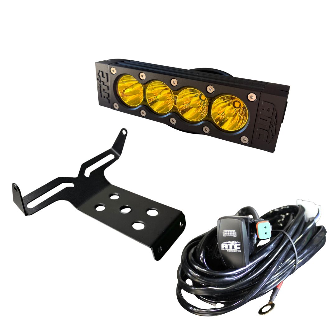 Yamaha YXZ Shock Mount Lighting Kit by All Terrain Concepts, front view