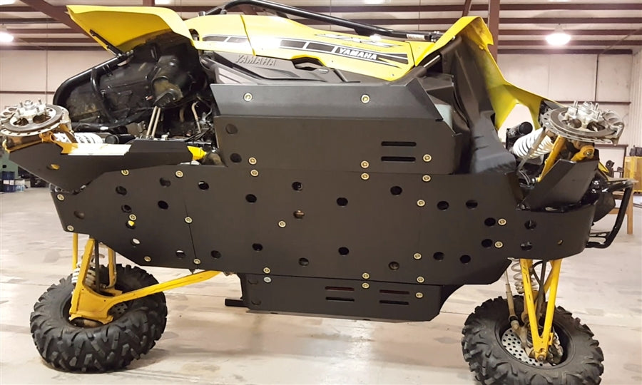 Yamaha YXZ 1000R Full Skid Plate with Integrated Sliders Trail Armor