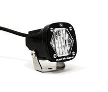 S1 Black LED Light Pod Single UTV - Front View | Baja Designs