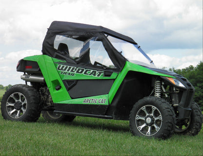 Arctic Cat Wildcat Sport / Trail Full Cab Enclosure (Hard Windshield) by 3 Star UTV, in-use view 4