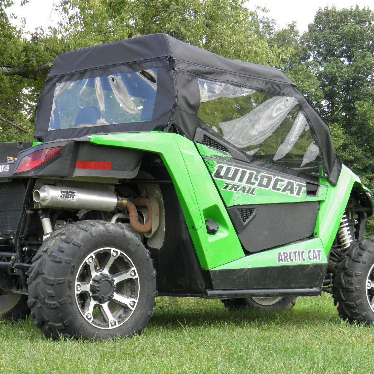 Arctic Cat Wildcat Sport / Trail Full Cab Enclosure (Hard Windshield) by 3 Star UTV, in-use view