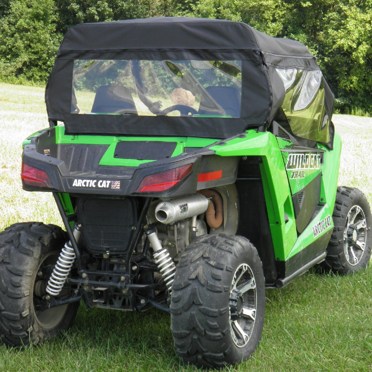 Arctic Cat Wildcat Sport / Trail Full Cab Enclosure (Hard Windshield) by 3 Star UTV, in-use view 2