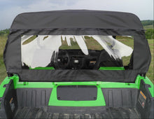 Arctic Cat Wildcat Sport / Trail Soft Rear Windshield by 3 Star UTV, in-use view