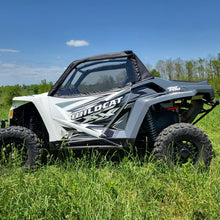 Arctic Cat Wildcat XX 2-Seat Upper Doors & Rear Window Enclosure by 3 Star UTV, rear view 2