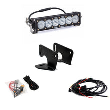Polaris RZR Pro XP Turbo R OnX6+ 10 Inch Light Bar Hood Mount Kit UTV - Front View | Baja Designs