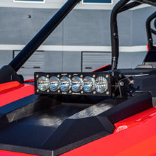 Polaris RZR Pro XP Turbo R S8 10 Inch Light Bar Hood Mount Kit SxS - Installed View | Baja Designs