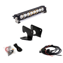 Polaris RZR Pro XP Turbo R S8 10 Inch Light Bar Hood Mount Kit UTV - Front View | Baja Designs