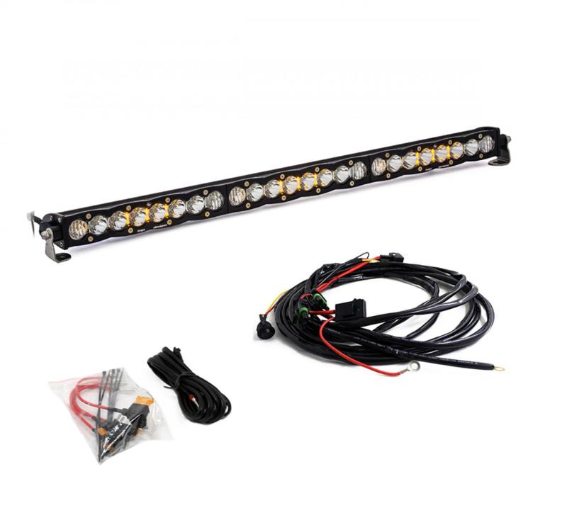 Polaris RZR 30" S8 Light Bar Roof Mount Kit by Baja Designs, front view