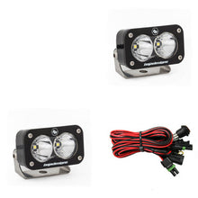 S2 Pro Black LED Light Pods Pair UTV - Front View | Baja Designs