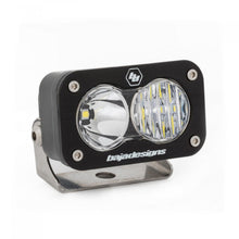 S2 Sport Black LED Light Pod Single UTV - Front View | Baja Designs