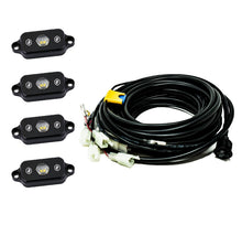 LED Rock Light Kit 4-Pods UTV - Front View | Baja Designs
