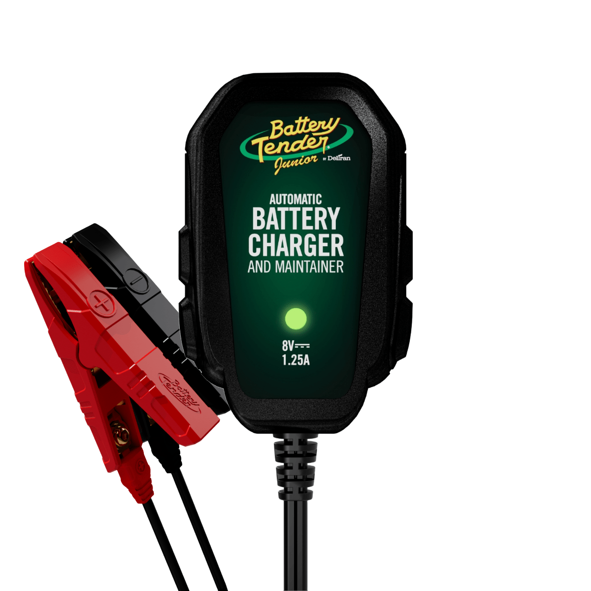 Plus 1.25 AMP 8V Battery Charger and Maintainer by Battery Tender, front view
