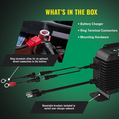 PowerPlus 12V 26 Amp Battery Charger and Maintainer