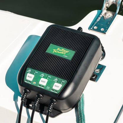 WaveCharge 3-Bank 12V 9 Amp Battery Charger and Maintainer