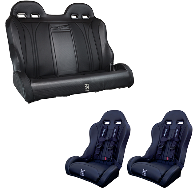 Honda Talon 4-Seat Front Bucket Seats & Rear Bench Set by UTV Mountain Accessories